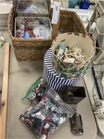 Various Costume Jewelry, Buttons, Razor, etc.