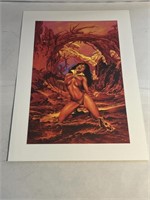 VAMPIRELLA SIGNED PRINT