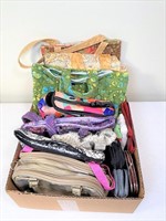 many purses & handbags