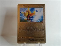 Pokemon Card Rare Gold Pikachu