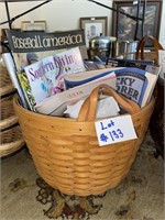 Basket with Magazines
