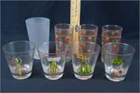 VINTAGE DECORATIVE GLASSES