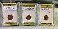 2006p & 2006 D Lincoln Cents SGS MS70