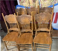 6CT OF VINTAGE CHAIRS