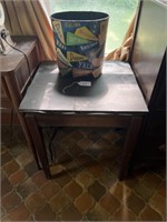 Metal Waste Can, Stand