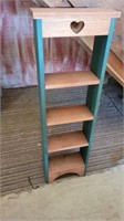 Wooden shelf stand