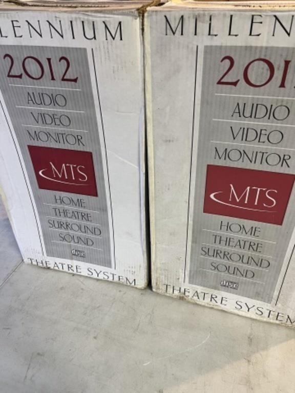 (2) MTS 2012 MILLENNIUM AVM SPEAKERS -NEW OPEN BOX