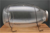 Rare Vintage 1930s Glass Minnow Trap