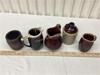 Assorted Brown Drip Pottery