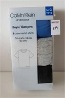 3PACK CALVIN KLEIN BOYS CREW NECK T-SHIRT SIZE