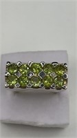 Sterling Peridot Ring