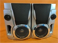 2 Sharp Speakers Model No. CP-BA150