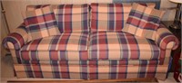 Rust & Martin Plaid Sofa Hide-a-Bed