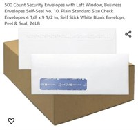 MSRP $25 500Ct Security Envelopes