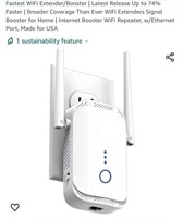 MSRP $37 Wifi Extender Repeater