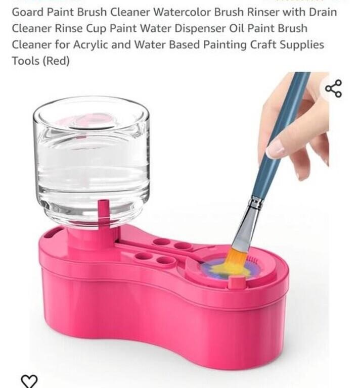 MSRP $16 Paint Brush Cleaner Purple