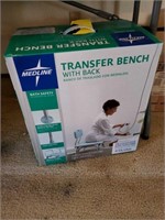 Medline Transfer Bench W/ Back