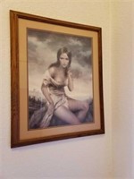 Framed Lady Art