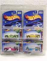 SET OF (4) 2001 HOT WHEELS CARS NEW IN PACKAGE