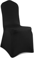 New $80---25 Pcs Spandex Chair Covers (Black)