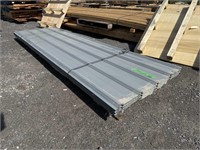 (100) Sheets Grey Steel Siding Roofing 10FT X 3FT