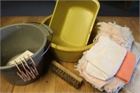Laundry Items, Ironing Board & Rowenta Iron