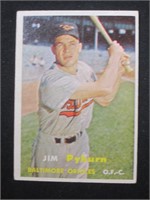 1957 TOPPS #276 JIM PYBURN ORIOLES SP