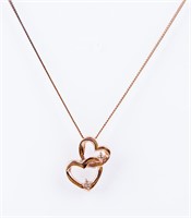 Jewelry Sterling Silver Heart Necklace