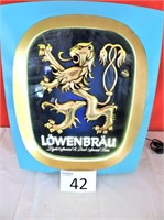 Lowenbrau Electric Backlit Sign