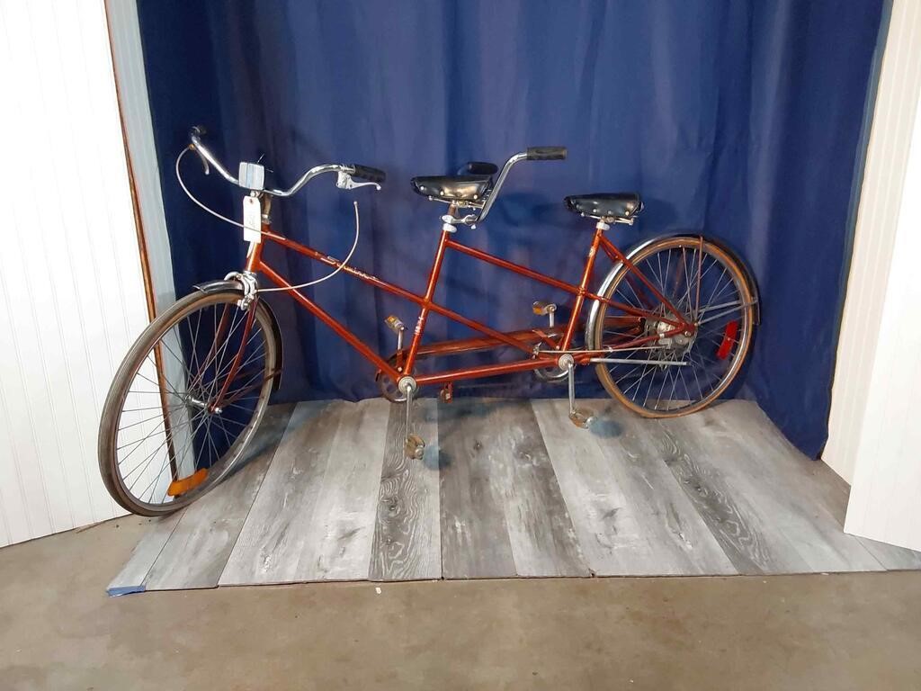 Vtg Schwinn Twinn Deluxe Bicycle