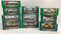 Hess trucks Miniatures, 10 pcs new in boxes, see