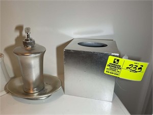 SOAP DISPENSER AND TISSUE BOX