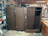 2 storage cabinets