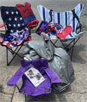 Fourth of July Chair, Coolers, and Fun