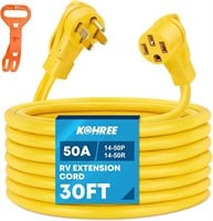 Kohree 50Amp RV/EV Extension Cord 30FT  NEMA 14-50