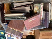 Photo albums and picture boxes