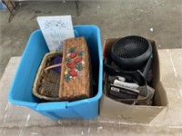 BASKETS, FAN AND MISC