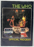 The Who Official Program 1982