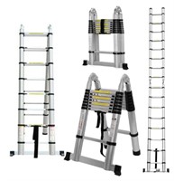 Ladders Telescoping Ladder 16.5 FT Dual Purpose
