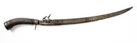 Antique Flintlock Dagger Pistol 18th Century
