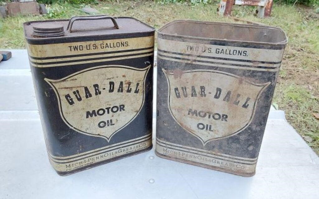 GUAR- DALI MOTOR OIL CANS-