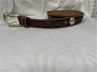 Tony Lama Leather Belt Sz 42