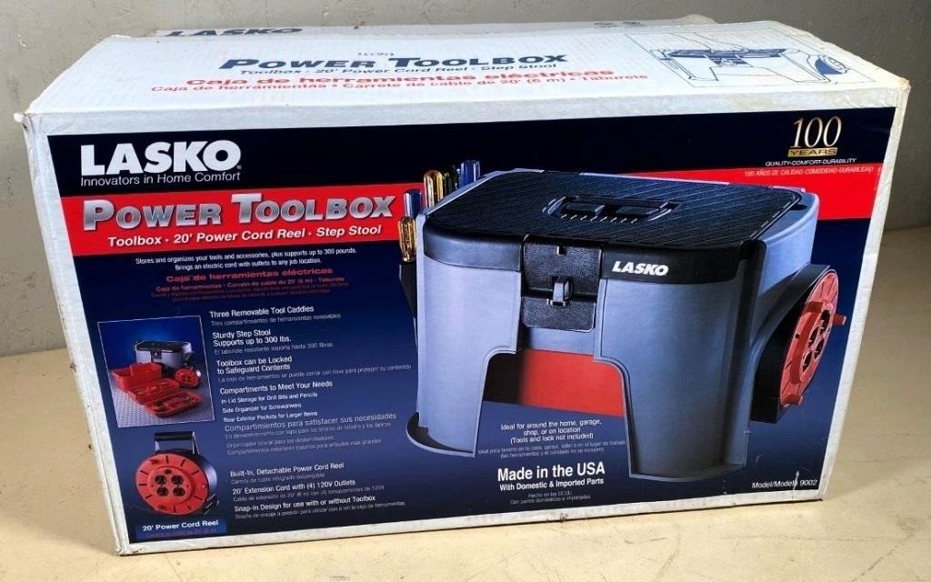 NEW Lasko power toolbox