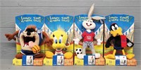 (4) Plush Looney Tunes 1996 Olympic Salute