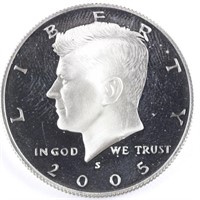 2005-S 90% Silver Proof Kennedy Half Dollar