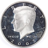 2005-S 90% Silver Proof Kennedy Half Dollar