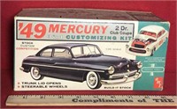 Complete 1963 Car Model kit of '49 Mercury Coupe