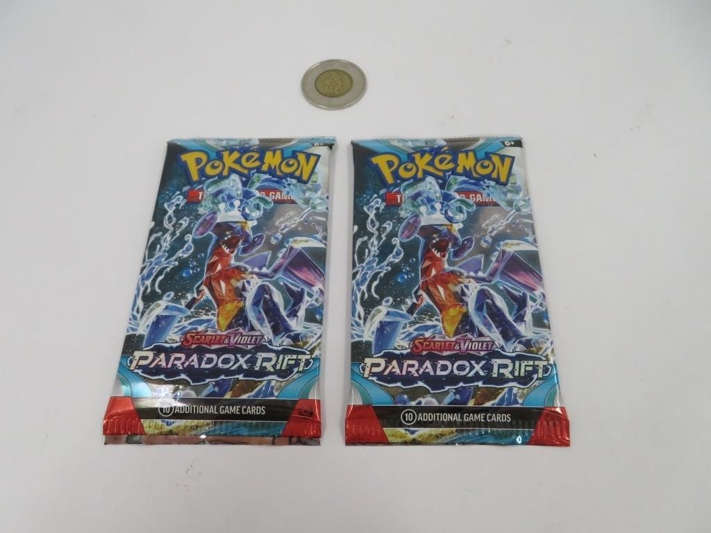 2 pack neufs de cartes Pokémon