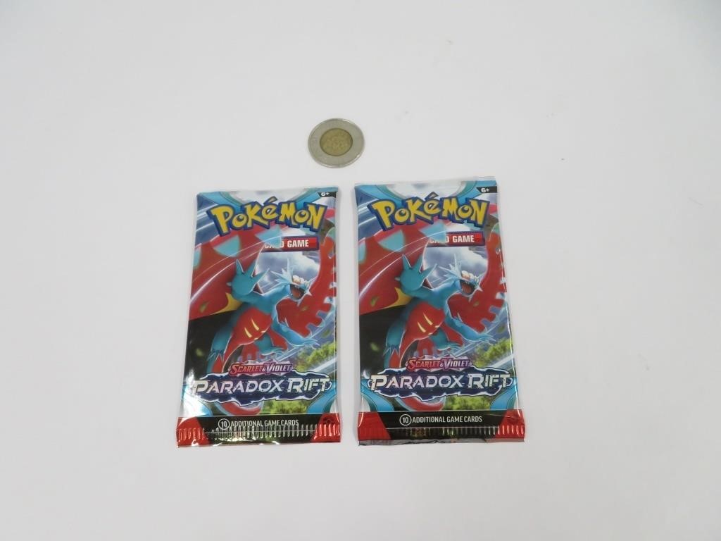 2 pack neufs de cartes Pokémon