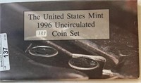 1996 PD  Mint Set w/ W Dime